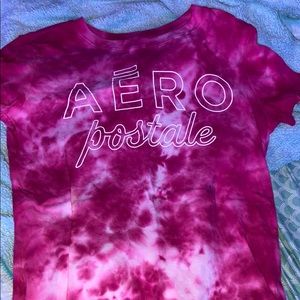 Aeropostale pink tie dye tee-shirt